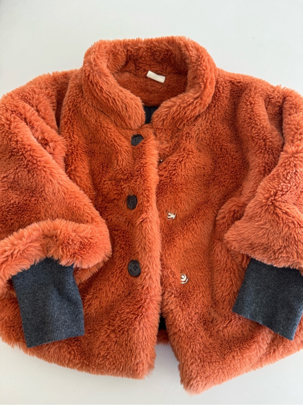 Stem kids faux fur coat sz 4